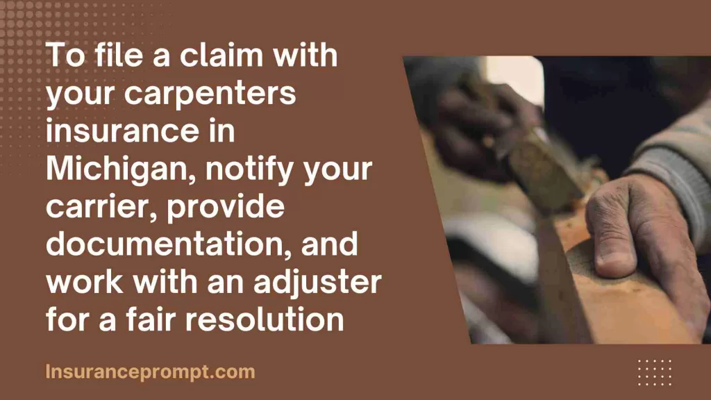 How Do You File a Claim with Your Carpenters Insurance in Michigan Policy