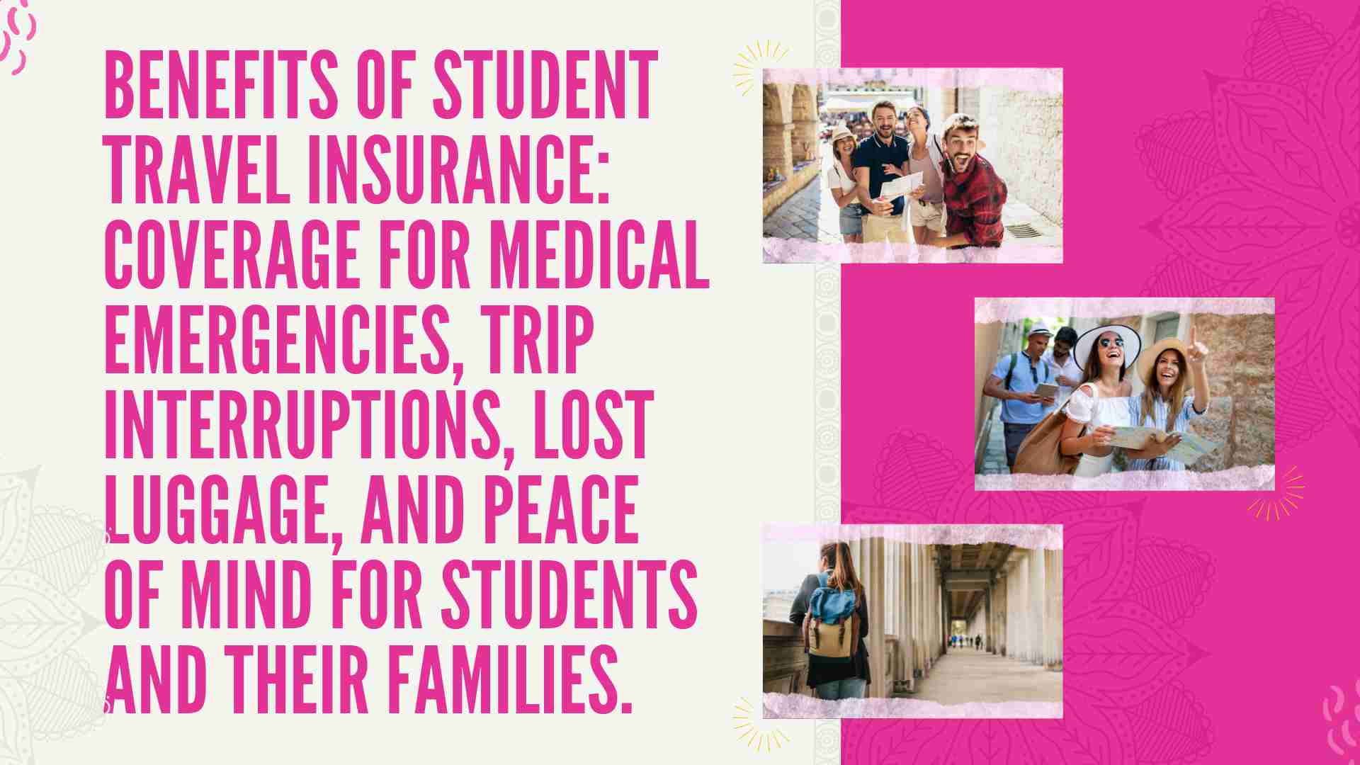 Benefits of Student Travel Insurance