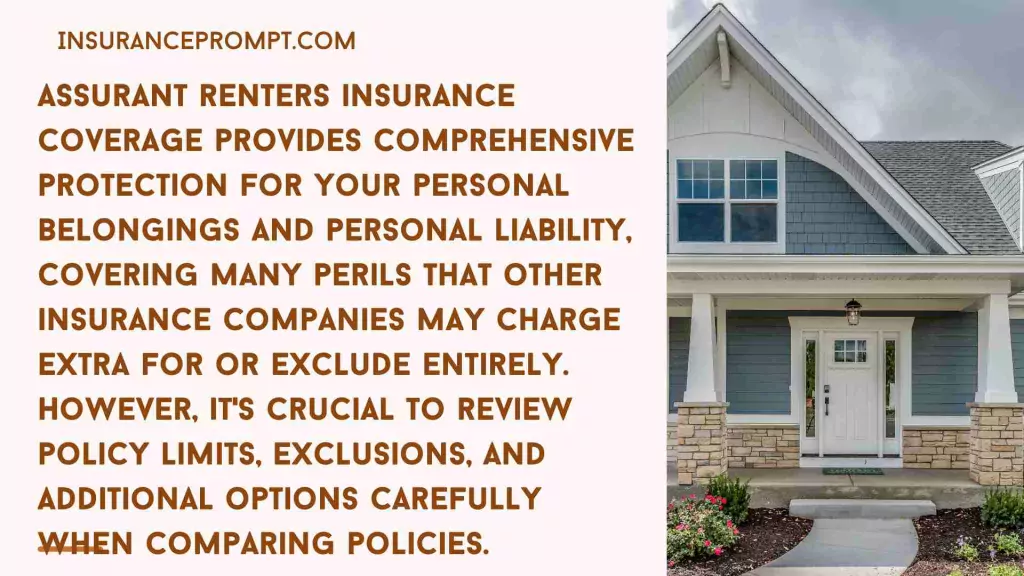 Assurant Renters Insurance Coverage