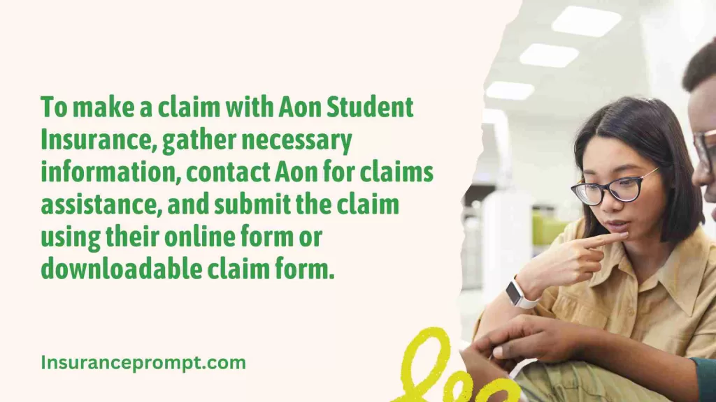 How to Make a Claim with Aon Student Insurance