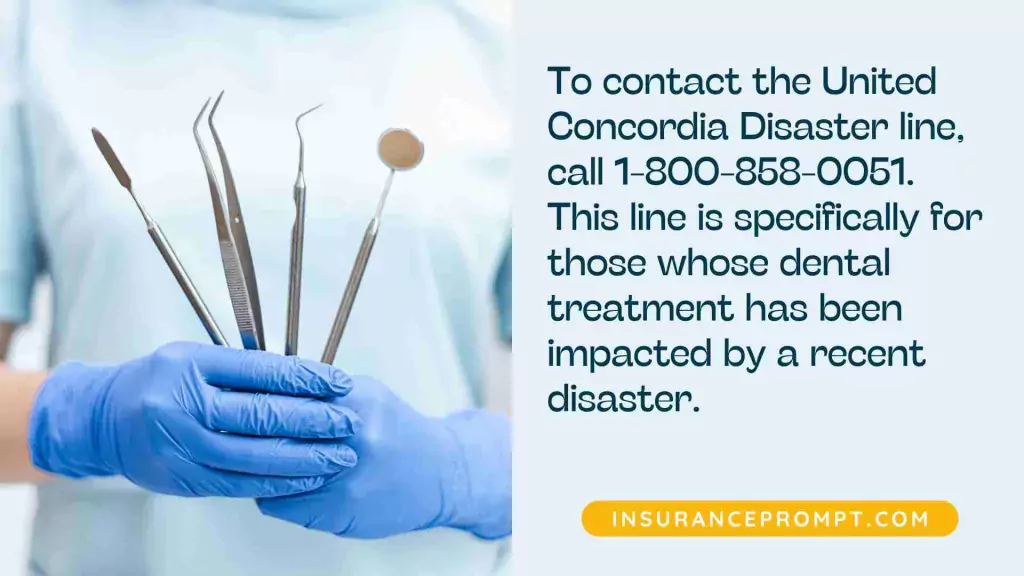 How to contact the United Concordia Disaster line
