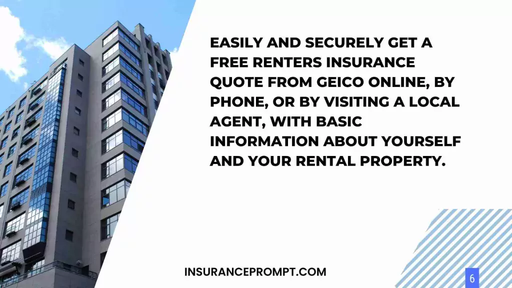 How to get a Quote for Geico Renters Insurance