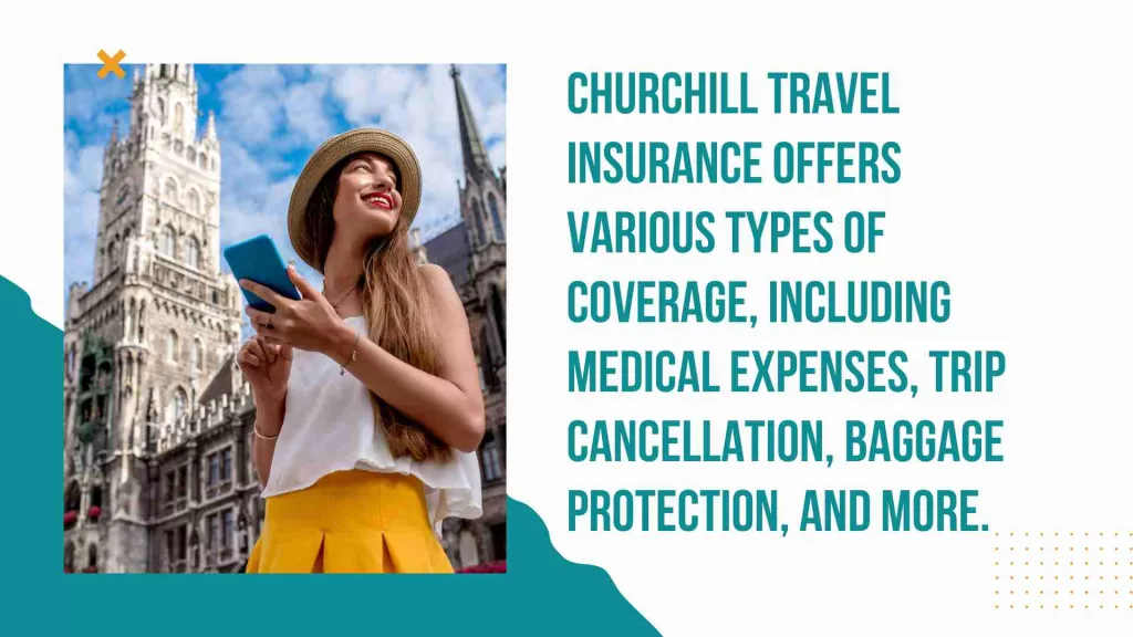 Types of travel insurance provided by Churchill Travel Insurance