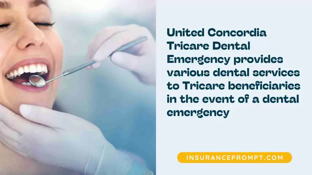 What Services Does United Concordia Tricare Dental Emergency Provide