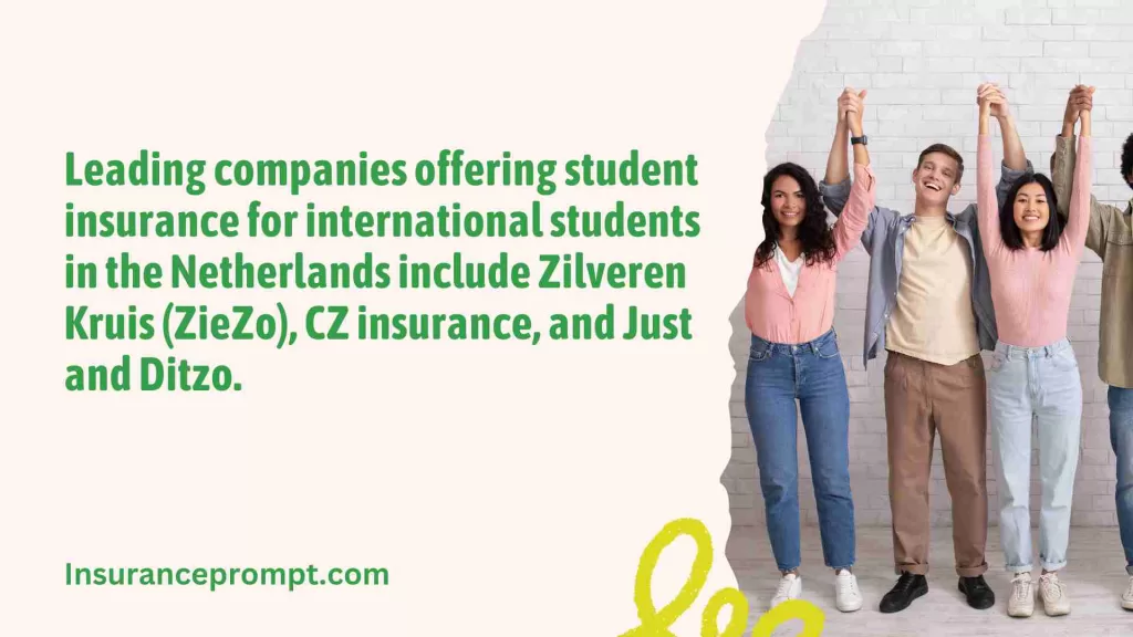 What are the leading companies offering Student Insurance for International Students in the Netherlands