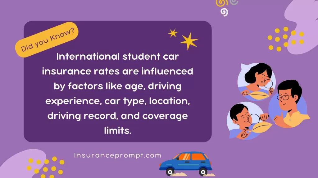 Factors Affecting International Student Car Insurance Rates