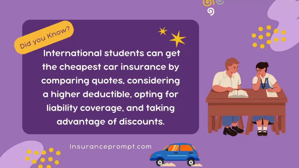 How To Get The Cheapest Car Insurance For International Students